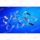 Катетер "Игла-Бабочка" 23G (0.6 mm), цвет канюли Синий (Страна производства Китай)